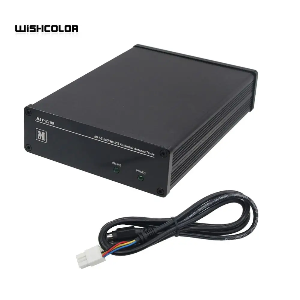 2020 MAT K100 автоматическая антенна тюнер для короткой волны 120W HF SSB Ham Radio|Детали и