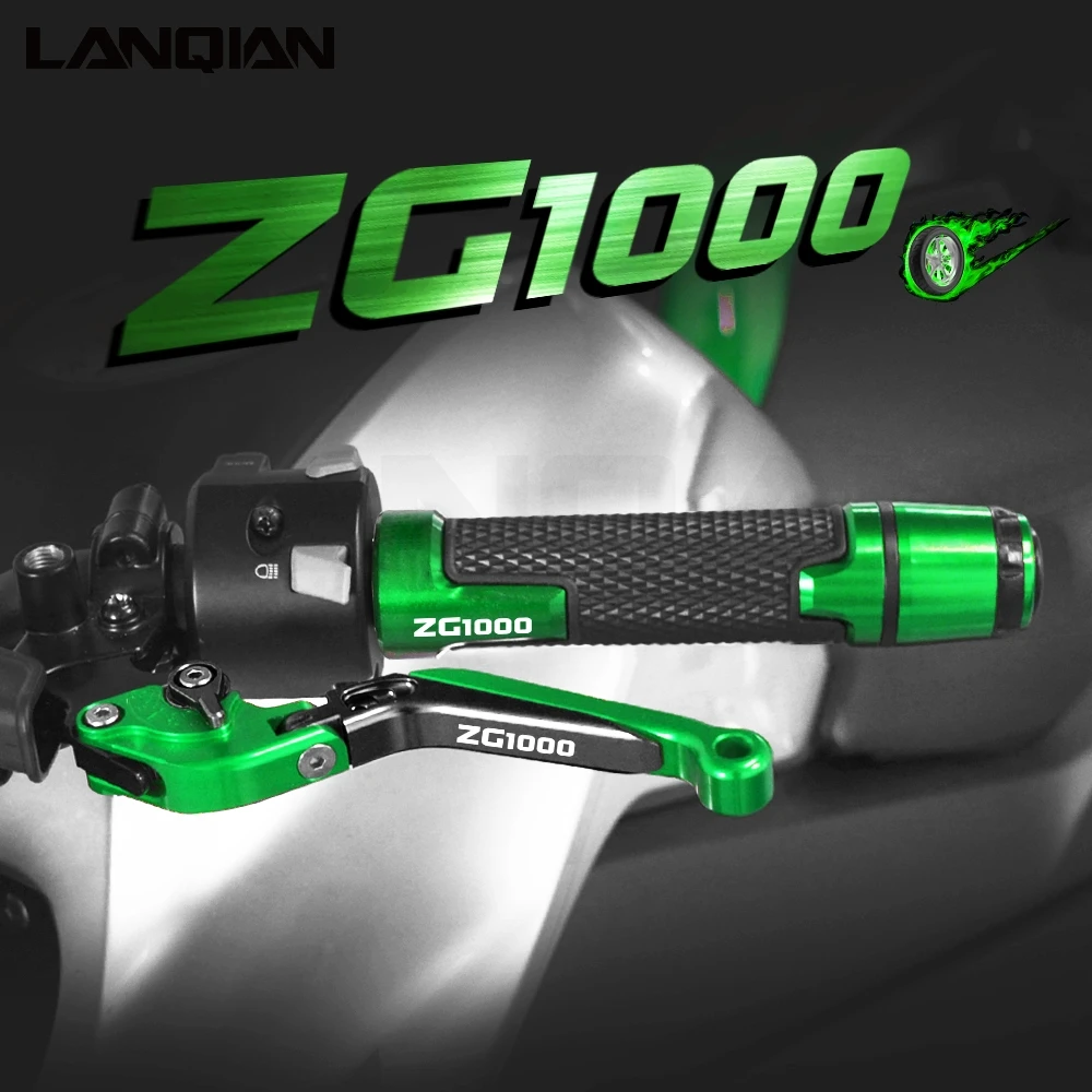

Motorcycle Accessories luminum Brake Clutch Levers Handlebar hand Grips Ends For Kawasaki ZG1000 ZG 1000 CONCOURS 1992-2006