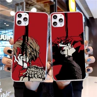 persona 5 take your heart tpu soft silicone transparent phone case cover for iphone 8 7 plus x xs max se xr 11 12 13pro max