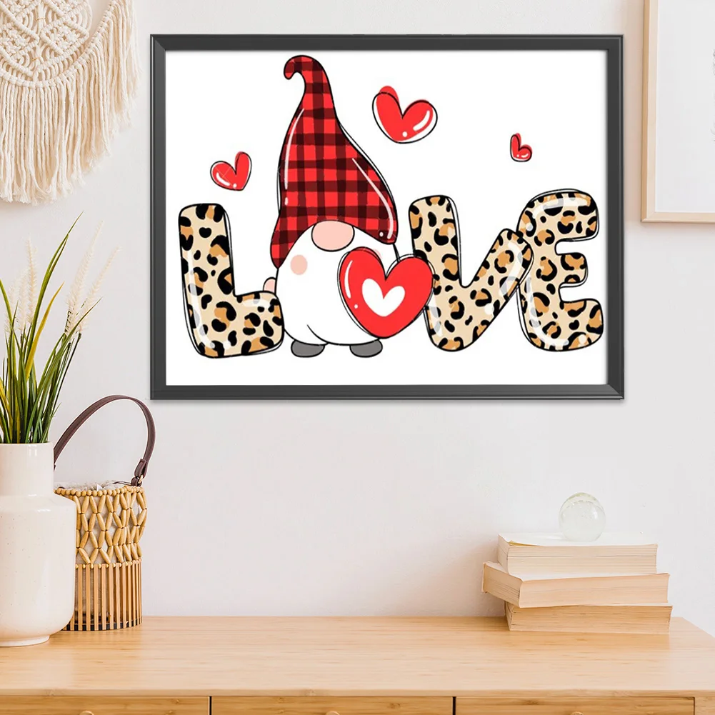 11CT Гоблин гном узор штампом Набор для вышивания крестиком хлопчатобумажная нить