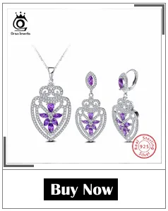 ORSA JEWELS женское ожерелье и серьги из натурального 925 пробы серебра с AAA CZ полым дизайном в богемном стиле, Женские Ювелирные изделия SS08