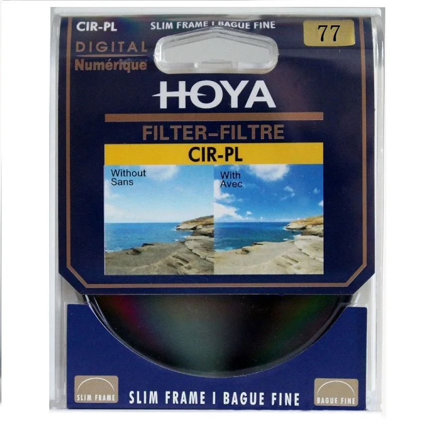 Круглый поляризационный фильтр HOYA 77 мм CIR PL CPL тонкий поляризатор для объектива