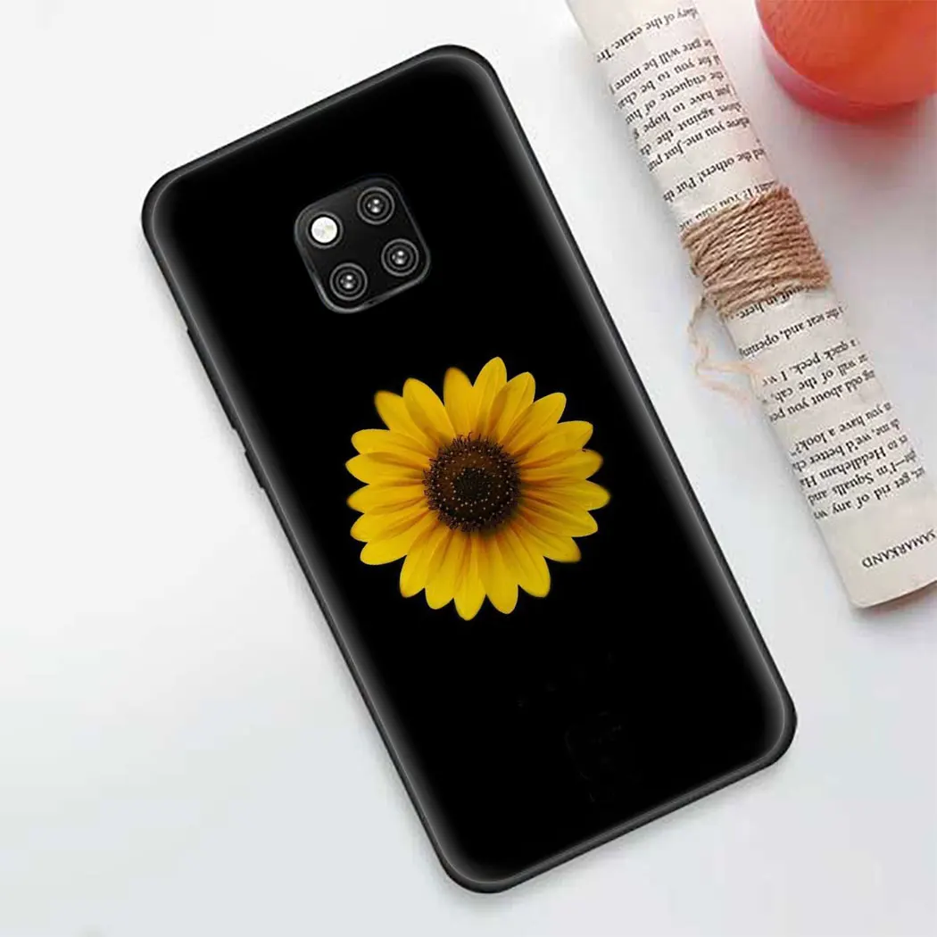 Мягкий чехол для Huawei P9 Nova Smart 2 Lite 5 Pro 2i 3 3i 4 5i 4E 5T Honor 7A 7C 6A с летними маргаритками