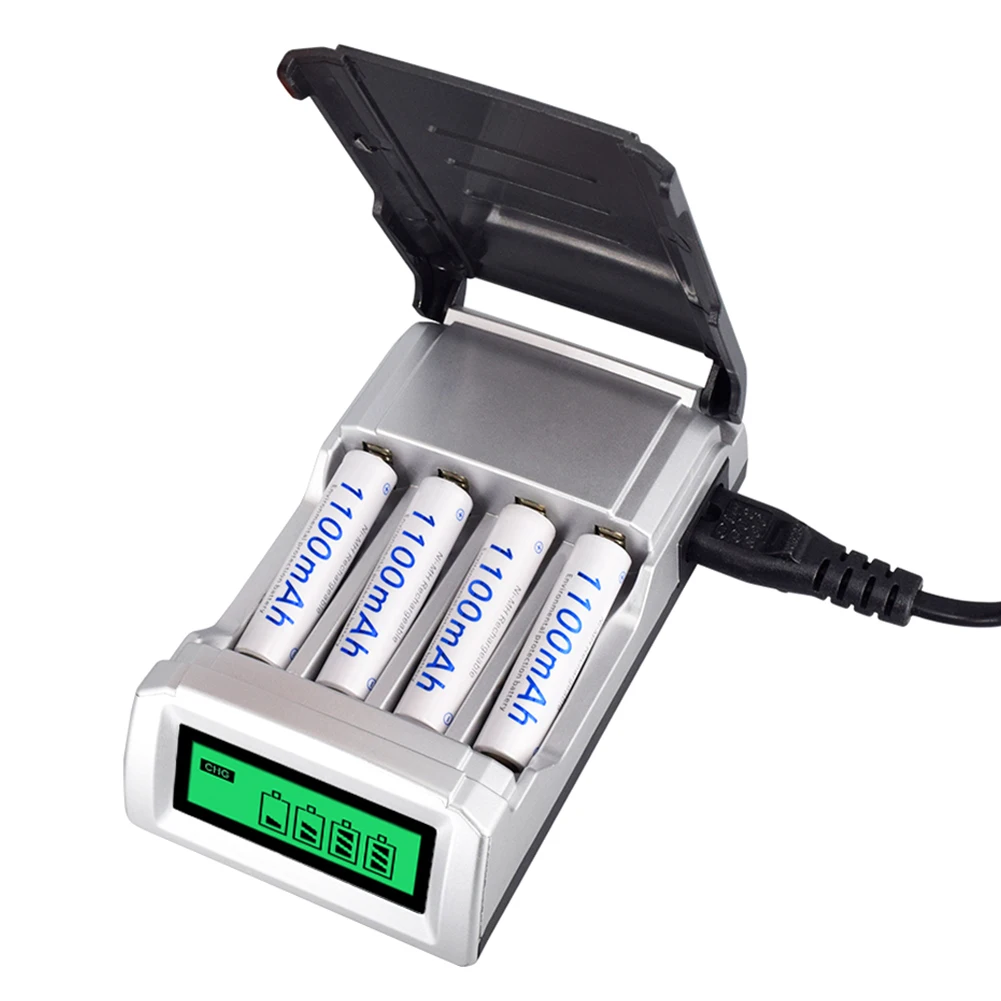 Зарядное устройство с ЖК дисплеем и 4 слотами|Зарядные устройства| |