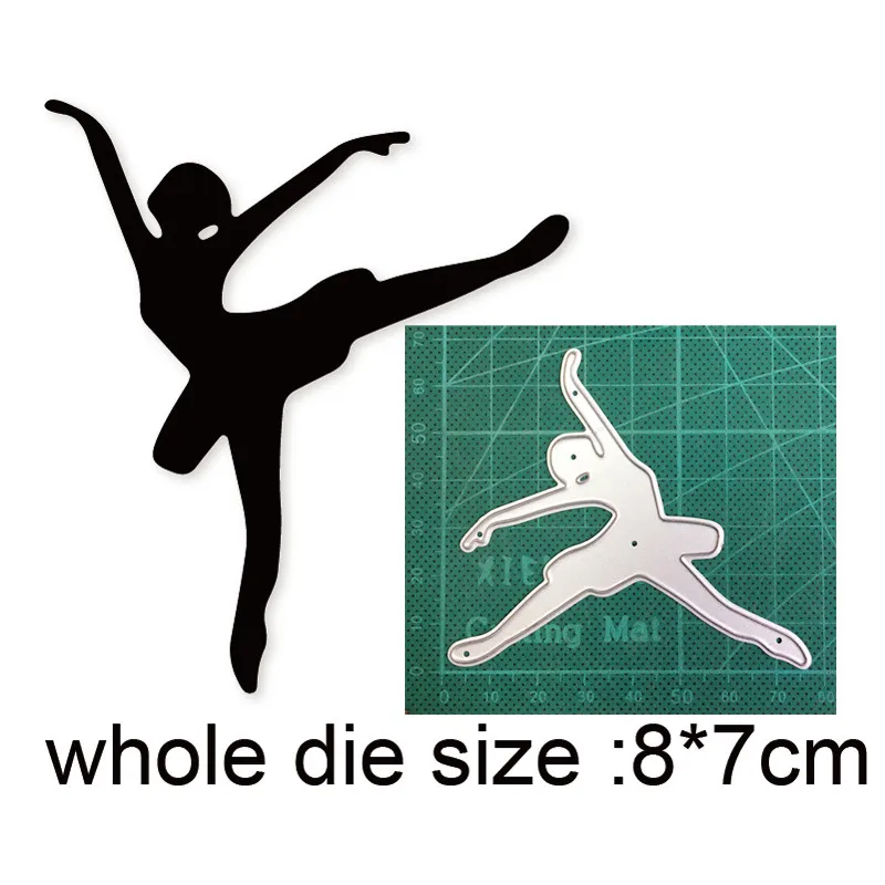 

Dancer Girl Dies New 2021 Metal Cutting Dies For DIY Scrapbooking Paper And Card Making Decorative Embossing Dies Cut Craft Dies