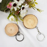 natural wood log slices round wooden blanks circle diy embellishments crafts handmade keychain gifts wedding party decoration