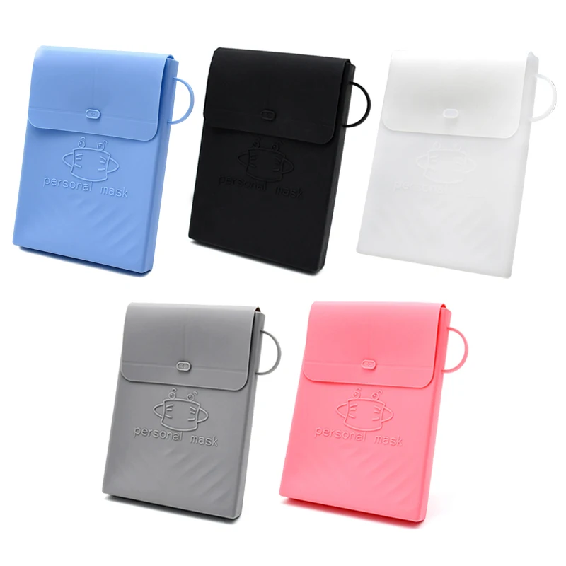 Высококачественная складная сумка для хранения силиконовых масок десять