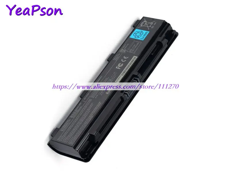 Yeapson 10.8V 5200mAh Genuine PA5024U-1BRS PABAS260 Laptop Battery For Toshiba Satellite C800 L800 M800 P800 S800 Series - купить по