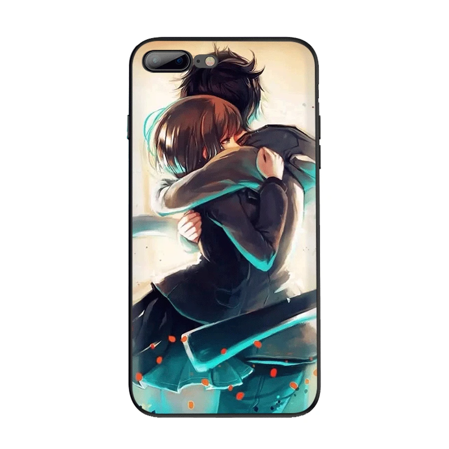 Case for iPhone 7 8 6 6s Plus 11 Pro XR X XS Max Luxury Casing Cover Funny anime girls and boys Cute | Мобильные телефоны и