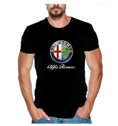 

2020 High Quality Tees Crew Neck Men Short-Sleeve Details About T-Shirt Alfa Romeo Auto Car Size S XXL Premium Tee Shirts