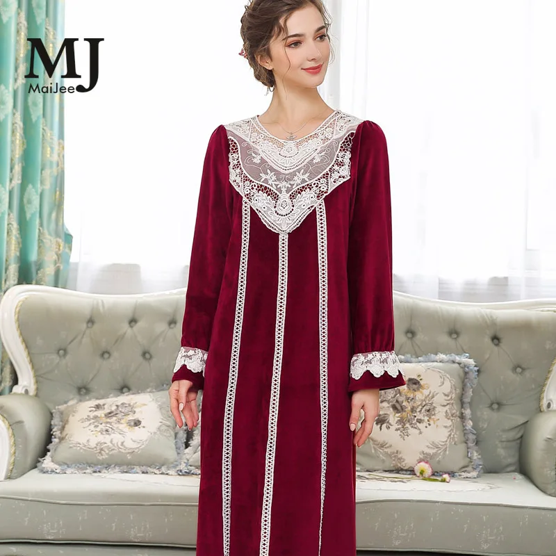 X116 Peignoir Femme Modis Vestaglia Sposa Pijamas Pyjama Водонепроницаемая бархатная ночная рубашка