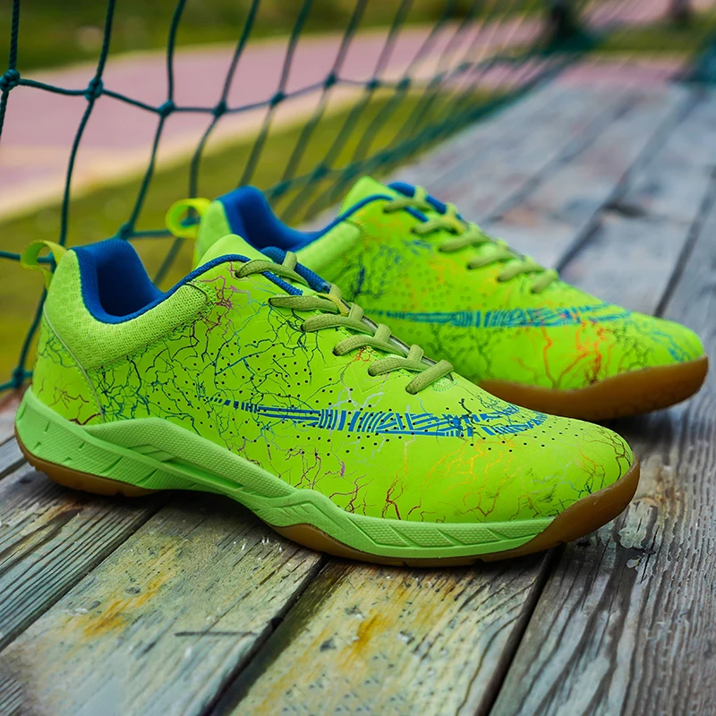 Badminton Shoes Men Professional Training Sport Shoes Breathable Light Sneakers Men Athletic Shoe Anti-Slippery Tennis Sneakers