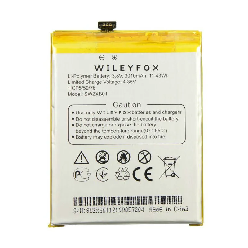 3010mAh SW2XB01 Аккумулятор для Wileyfox Swift 2X мобильный телефон аккумулятор|Аккумуляторы