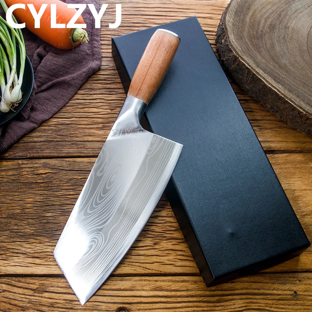 Набор кухонных ножей шеф повара из нержавеющей стали 8 дюймов нож мясника нарезка