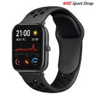 Ремешок 20 мм22 мм для Amazfit GTS2 MiniGTS22eGTR 42 мм47 ммGTR22estratos 23, спортивный силиконовый браслет для часов Amazfit ремешок bip