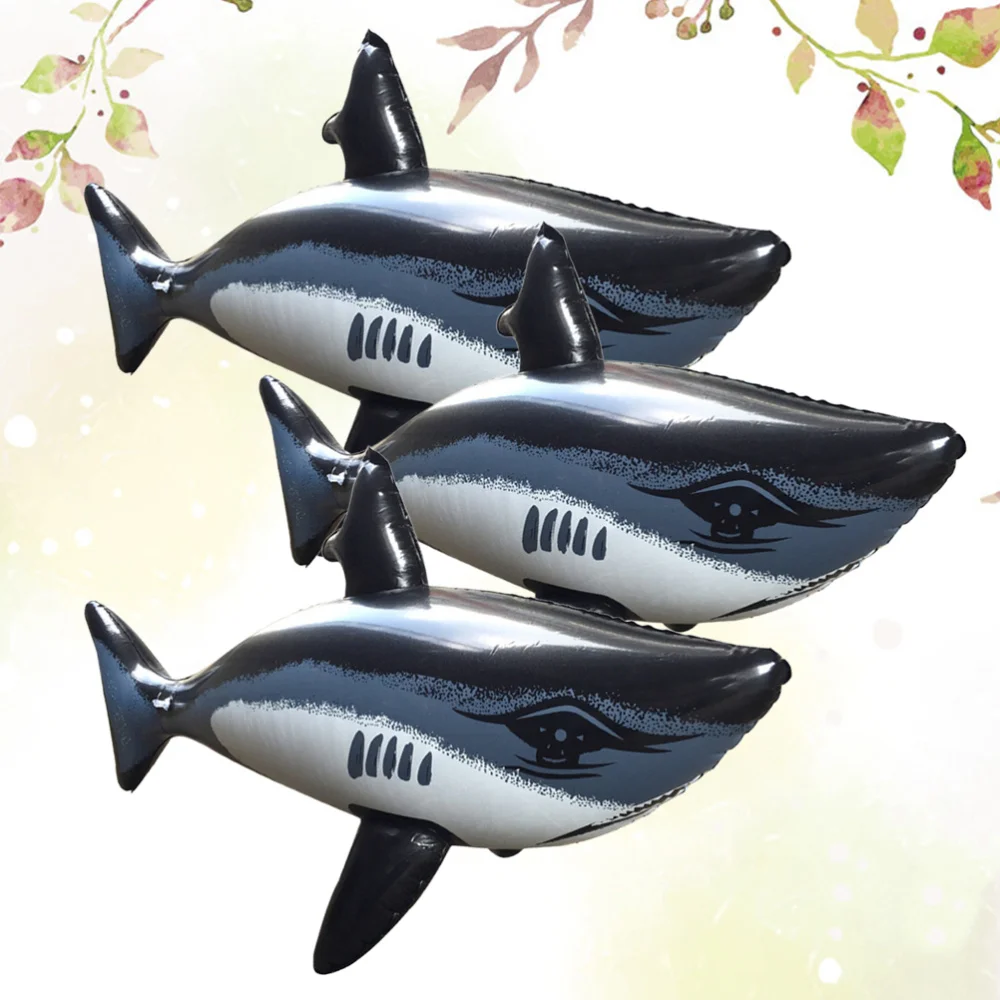 3 шт. надувные игрушки акулы для купания безопасность Поплавок воды игры детей
