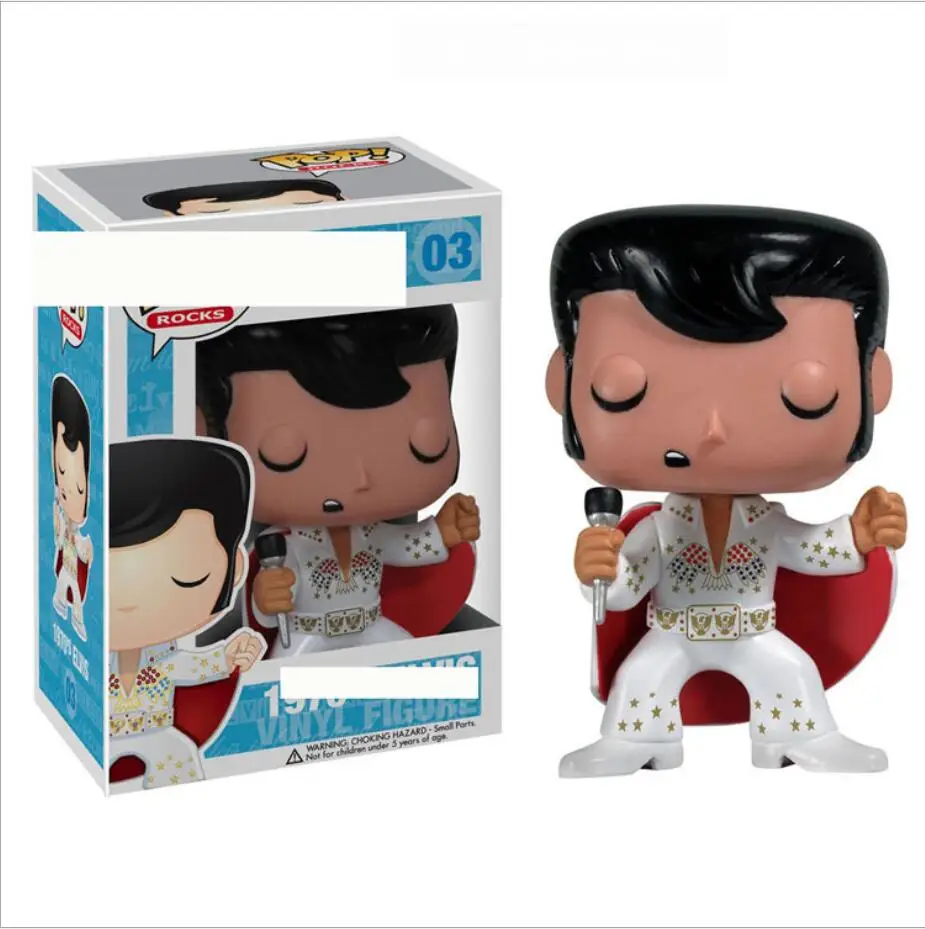 Экшн фигурка для мальчиков FUNKO POP Elvis Presley коллекция кукол игрушки 2020|Игровые