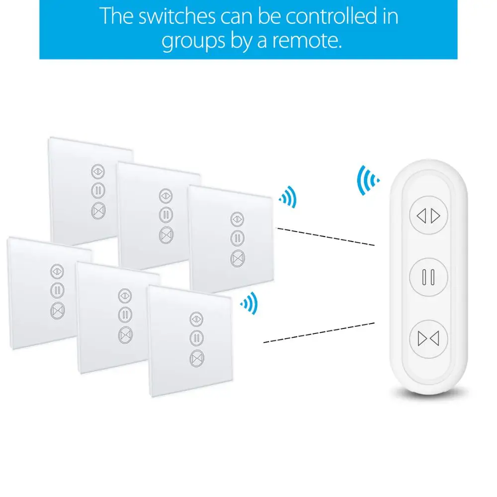 Tuya Smart Life RF WIFi умные шторы переключатель роликовой шторки Google Home Alexa Echo Голосовое управление приложение умный дом таймер