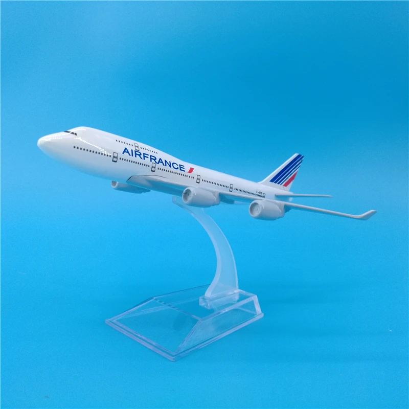 Модель самолета 1:400 Air France модель Боинг B747 16 см литой цинковый сплав | Игрушки и