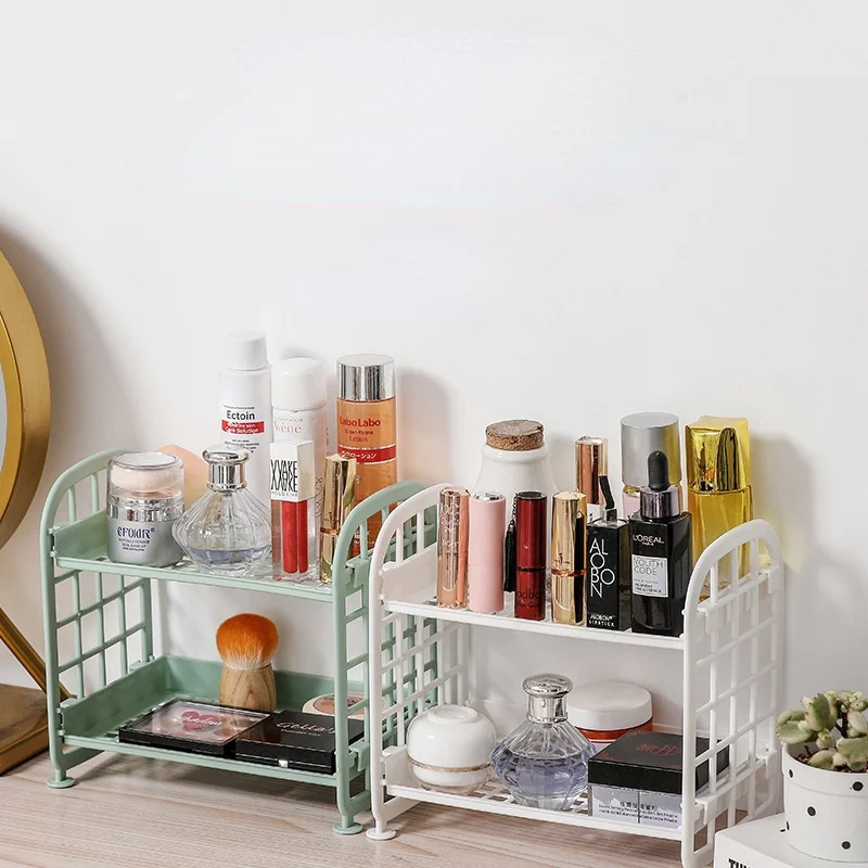 Пластиковая Полка для хранения ванной комнаты новинка 2 этапа свободная стойка