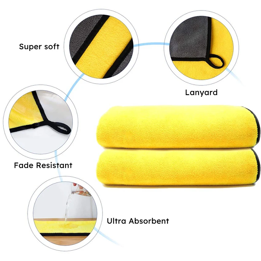 Банное полотенце для домашних животных из мягкой микрофибры водопоглощающие