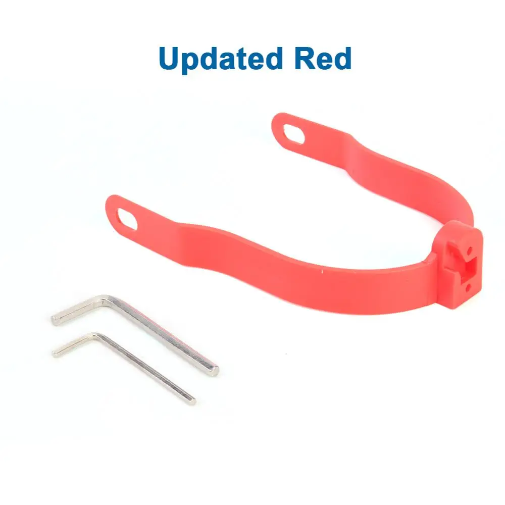 Updated Red Для Xiaomi M365 и M365 PRO нейлоновое переднее заднее крыло высокой плотности с поддержкой электрического самоката заднее крыло Brack - Цвет: Updated Red