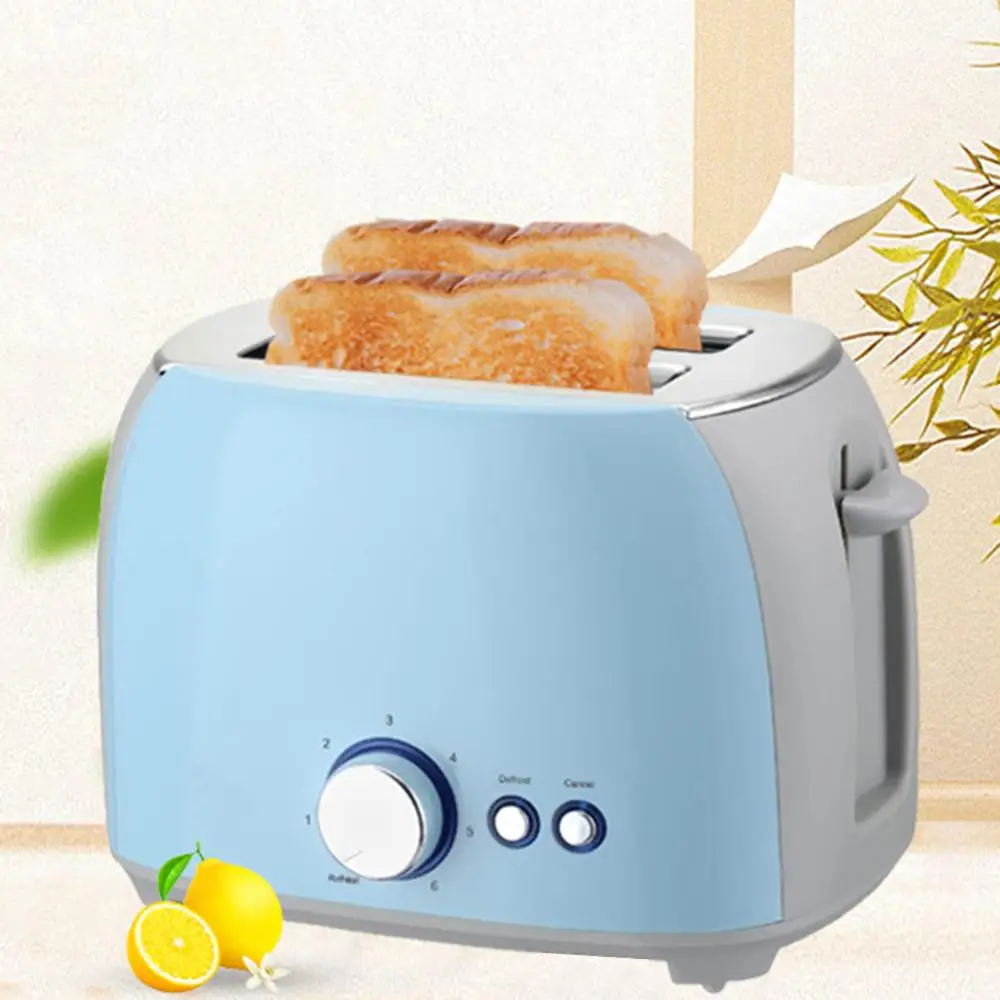 

Электрический тостер из нержавеющей стали, бытовая автоматическая машина для выпечки хлеба, машина для приготовления тостов, сэндвичей, гр...