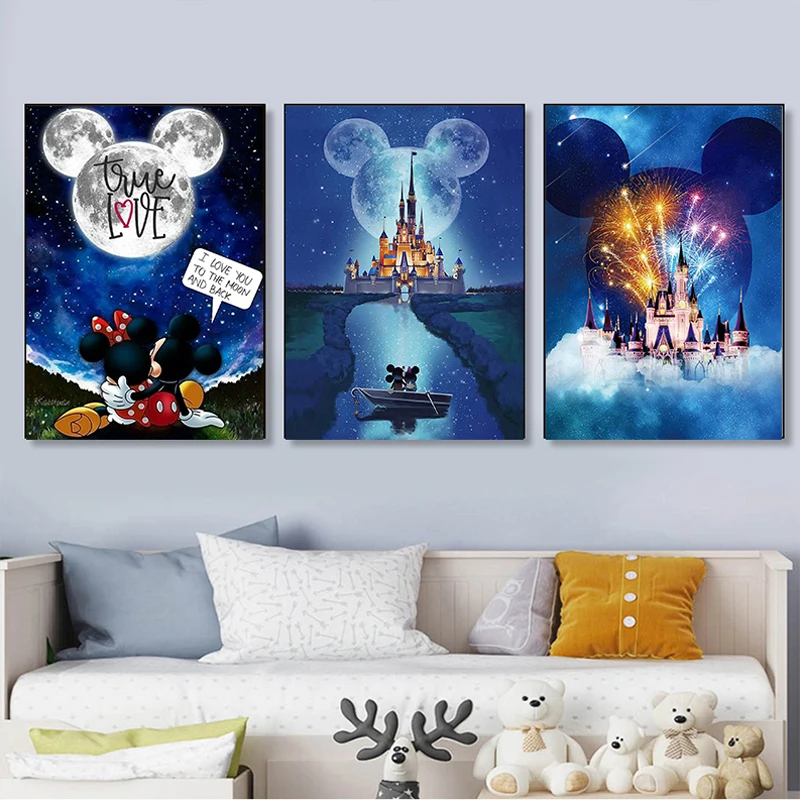 Алмазная живопись Disney вышивка крестиком из мультфильмов Микки