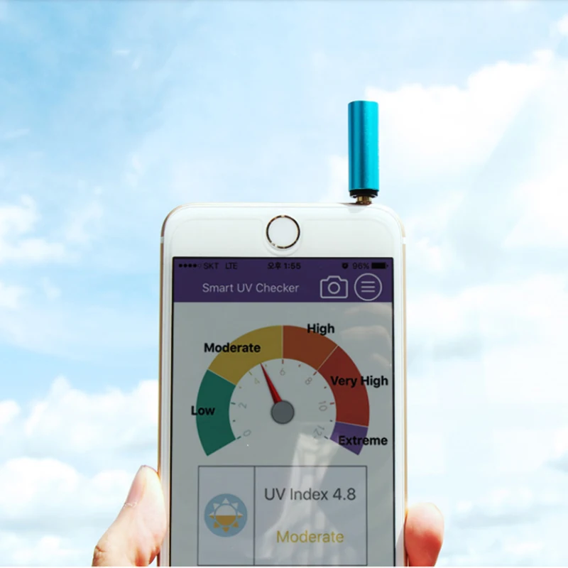 FTlab smart UV meter UVA UVB light ultraviolet FUV-001 free APP 7 languages | Radiometers