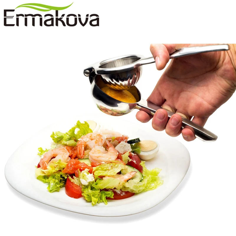 ERMAKOVA сверхмощный соковыжималка для лимона из нержавеющей стали удобная ручная