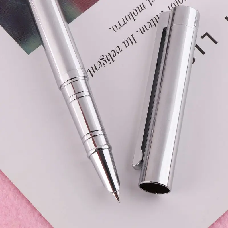 

Hot Sale Jinhao 126 Executive Complete Silver Fine Hooded Nib Fountain Pen