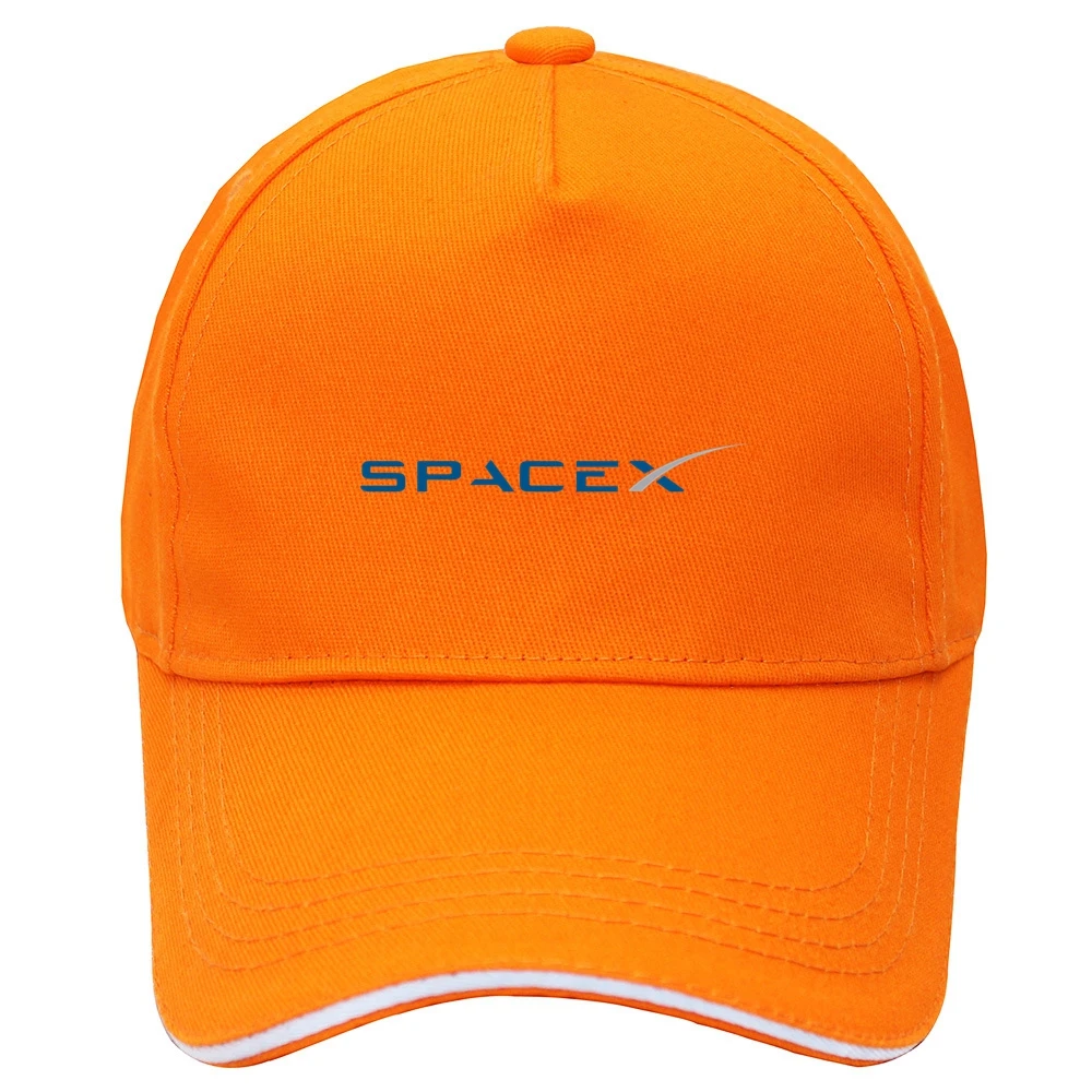 Бейсболка унисекс Кепка-бойфренд с логотипом Space X простая стильная в стиле