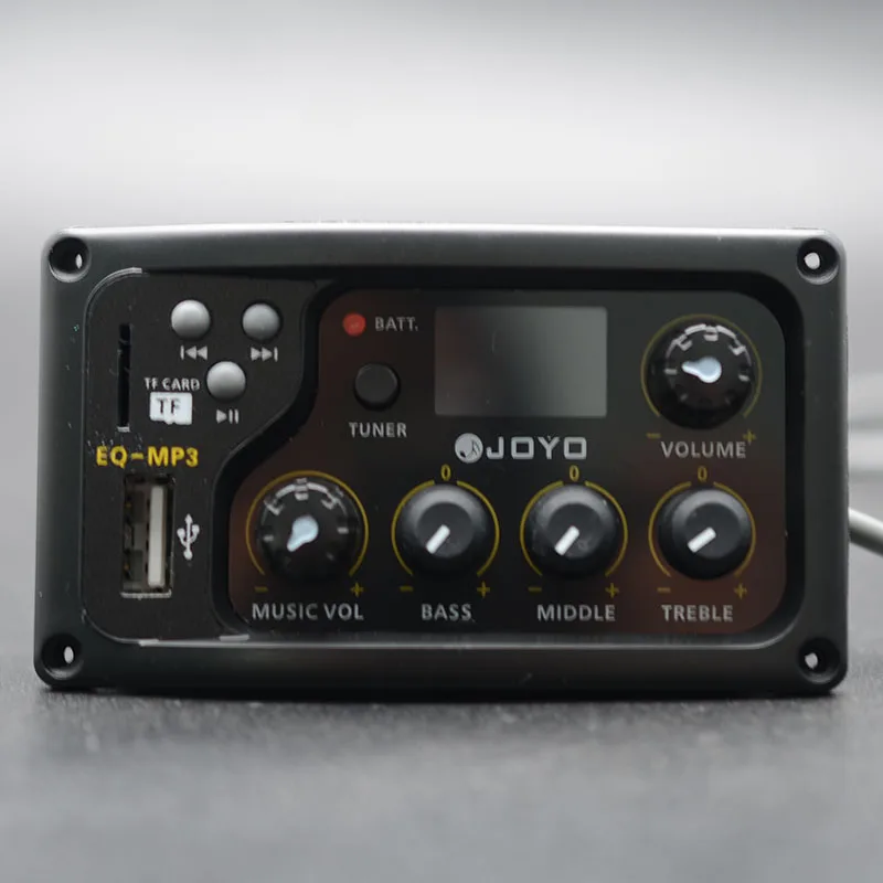 JOYO EQ MP3 Acoutsic Гитары эквалайзер 3 полосный независимых музыка регулятор громкости