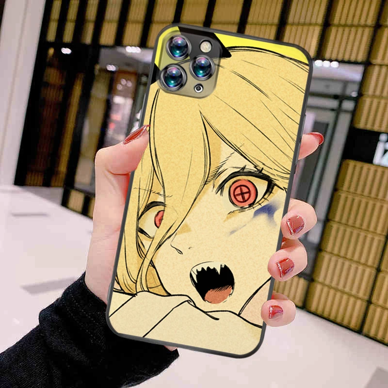 

Anime Chainsaw Man Phone Case For iPhone 11 12 Pro XS MAX 8 7 6 6S Plus X 2020 XR Mini Soft Cover Ultra-Thin Soft Coque