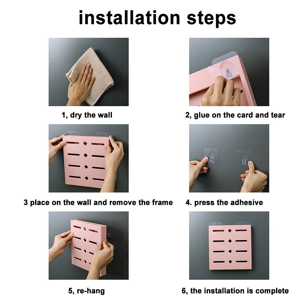 Лидер продаж! Настенный самоклеящийся контейнер для хранения кухонных ножей