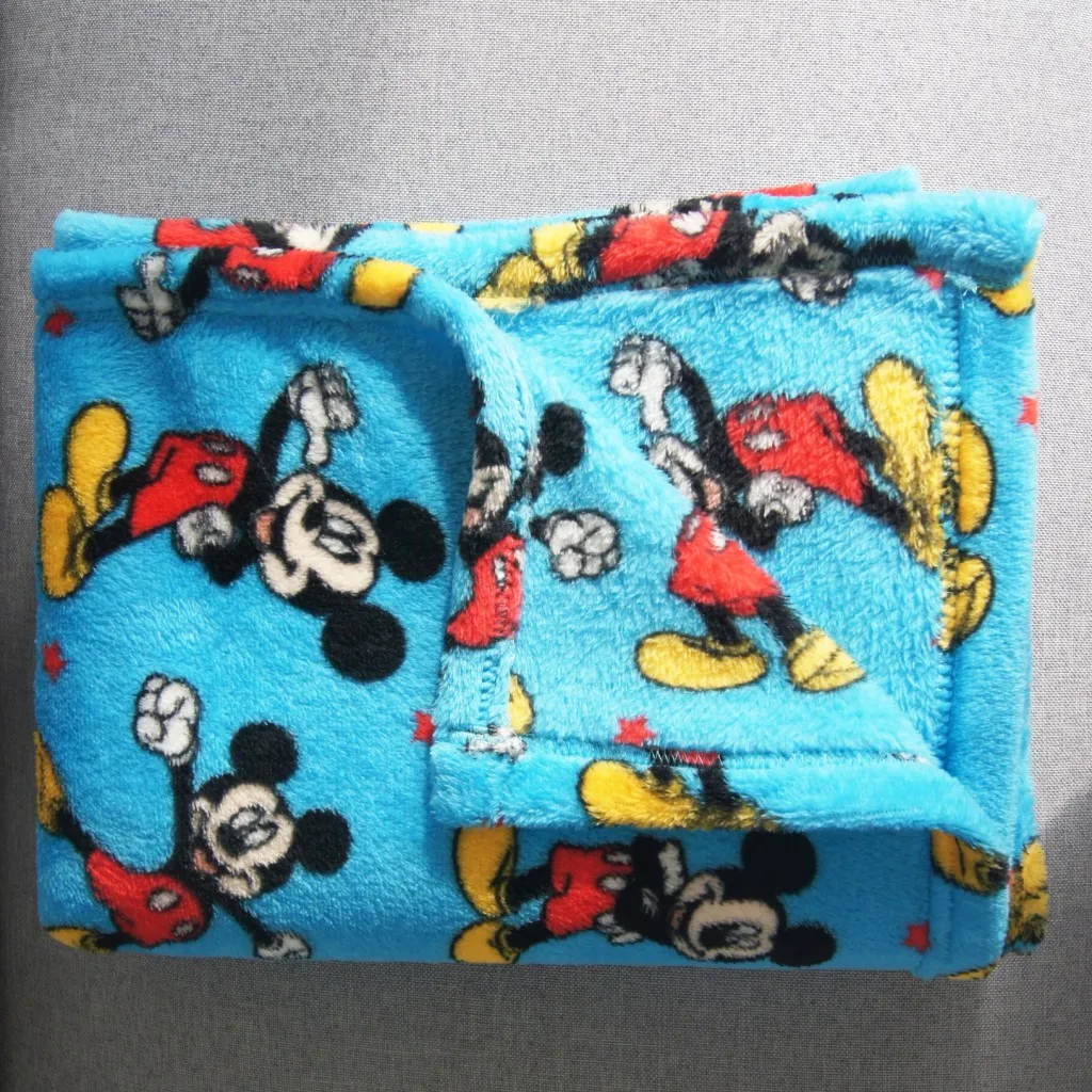 Мягкое одеяло Disney Минни Микки Замороженная Принцесса бросок 100x130 см для