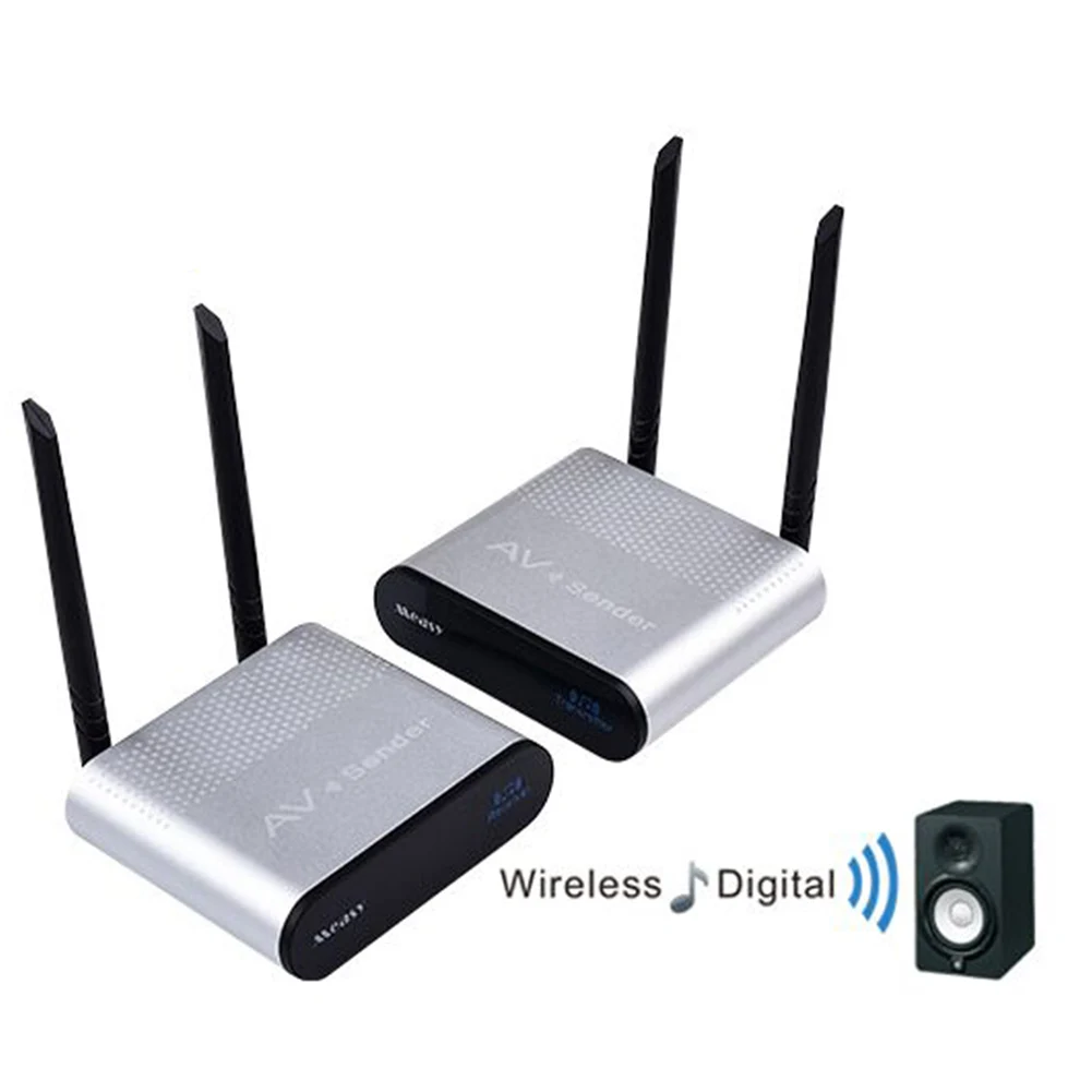 High Frequency Equipment Stereo Music Strong Signal Adapter Audio Transmitter Set For TV Box Sender Wireless Receiver Video Kit |