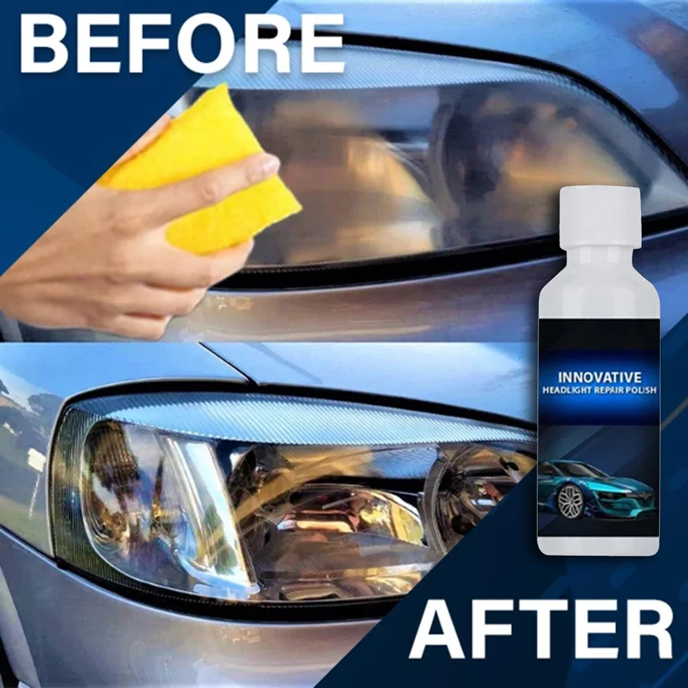 

20ml Car Headlight Repair Liquid Refurbishment Car Headlight Polish Liquid Lamp Care Agents THJ99