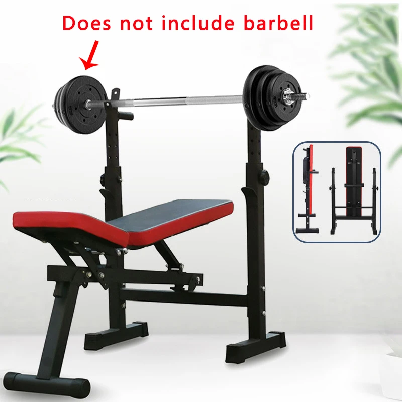 

Multifunctional Weight Bench Barbell Rack Weightlifting Bed Folding Barbell Lifting Training Bench Bracket Bench Press Frame