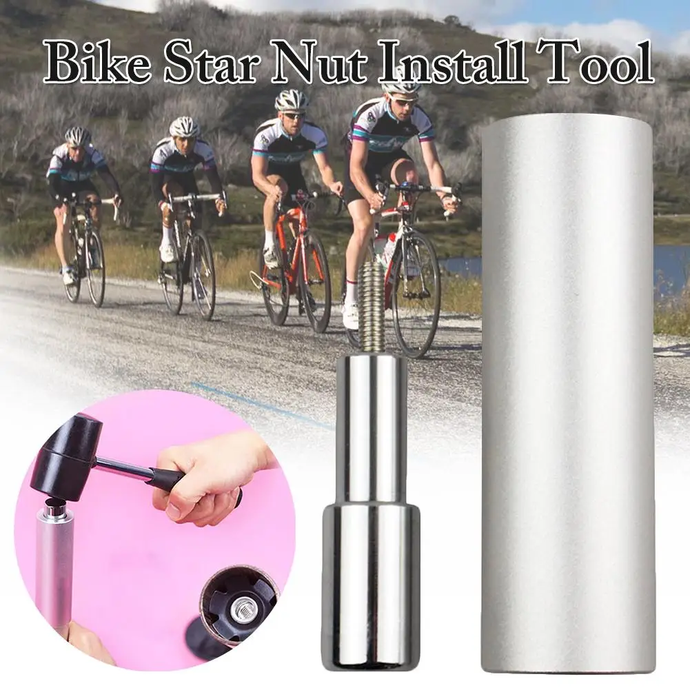Bicycle Fork Headset Installer Star Nut Setting Installing Tool Setter Kit MTB Road Bike Repair Aluminium Alloy | Спорт и