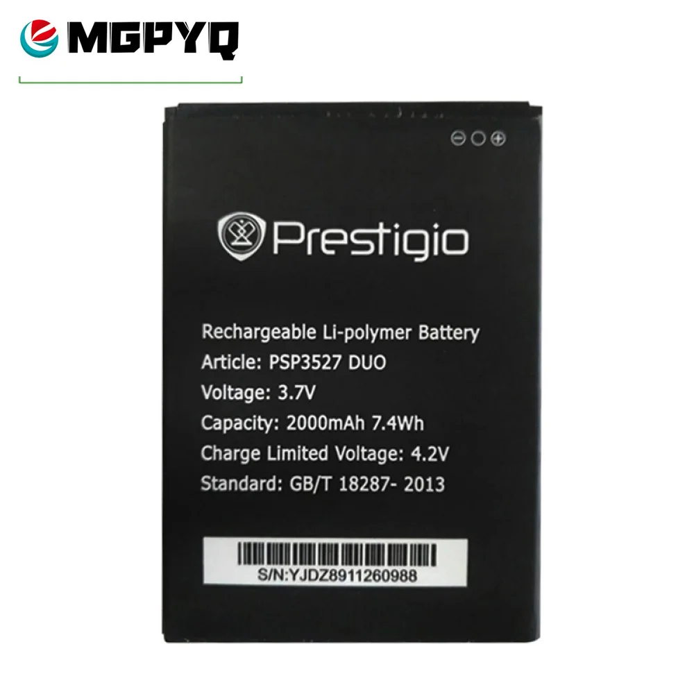 Аккумулятор для телефона Prestigio Wize N3 PSP 3507DUO 3507 3 7 В 2000 мАч 3527 3527DUO 5502 Muze