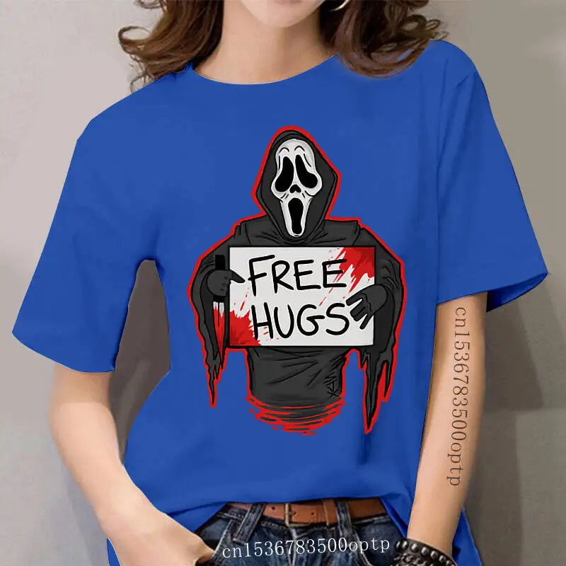 

women t-shirt Free Hugs Ghostface tshirt Women t shirt