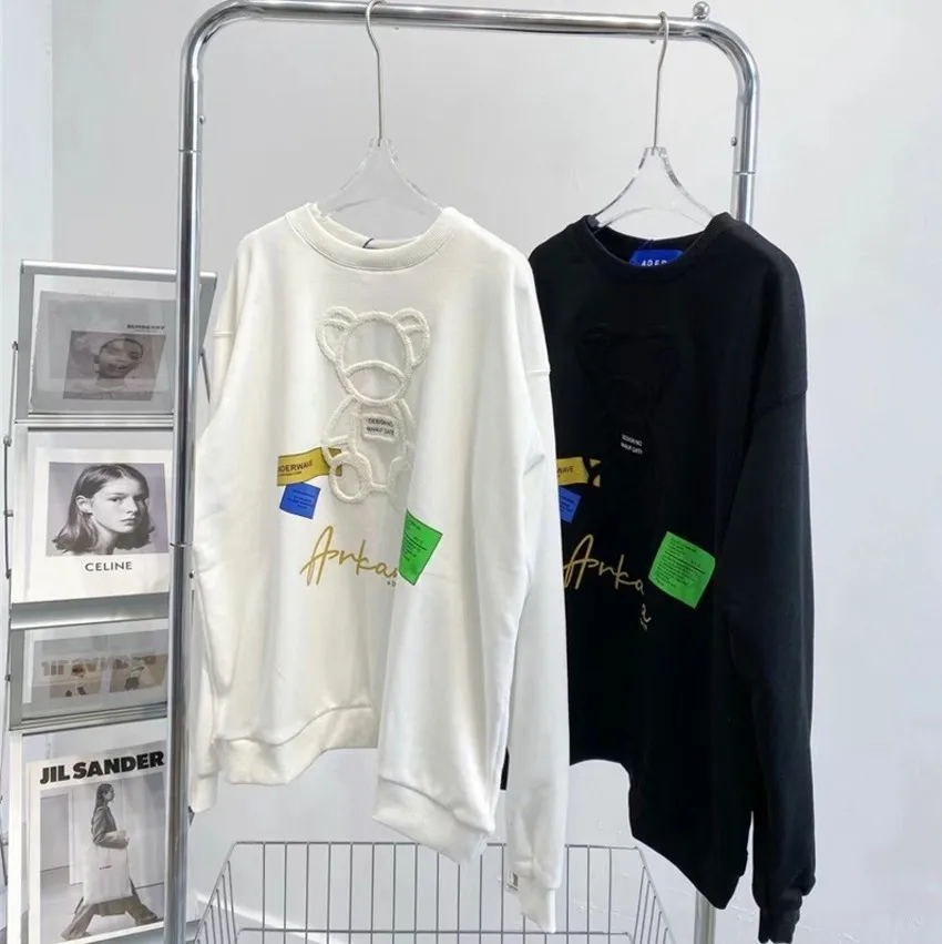 Мужские и женские высококачественные толстовки с вышивкой надписью Ader Error 1:1 |