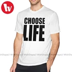 Футболка с принтом Джорджа Майкла и надписью CHOOSE LIFE WHAM, Пляжная футболка большого размера, милая Мужская футболка из 100 хлопка с коротким рукавом