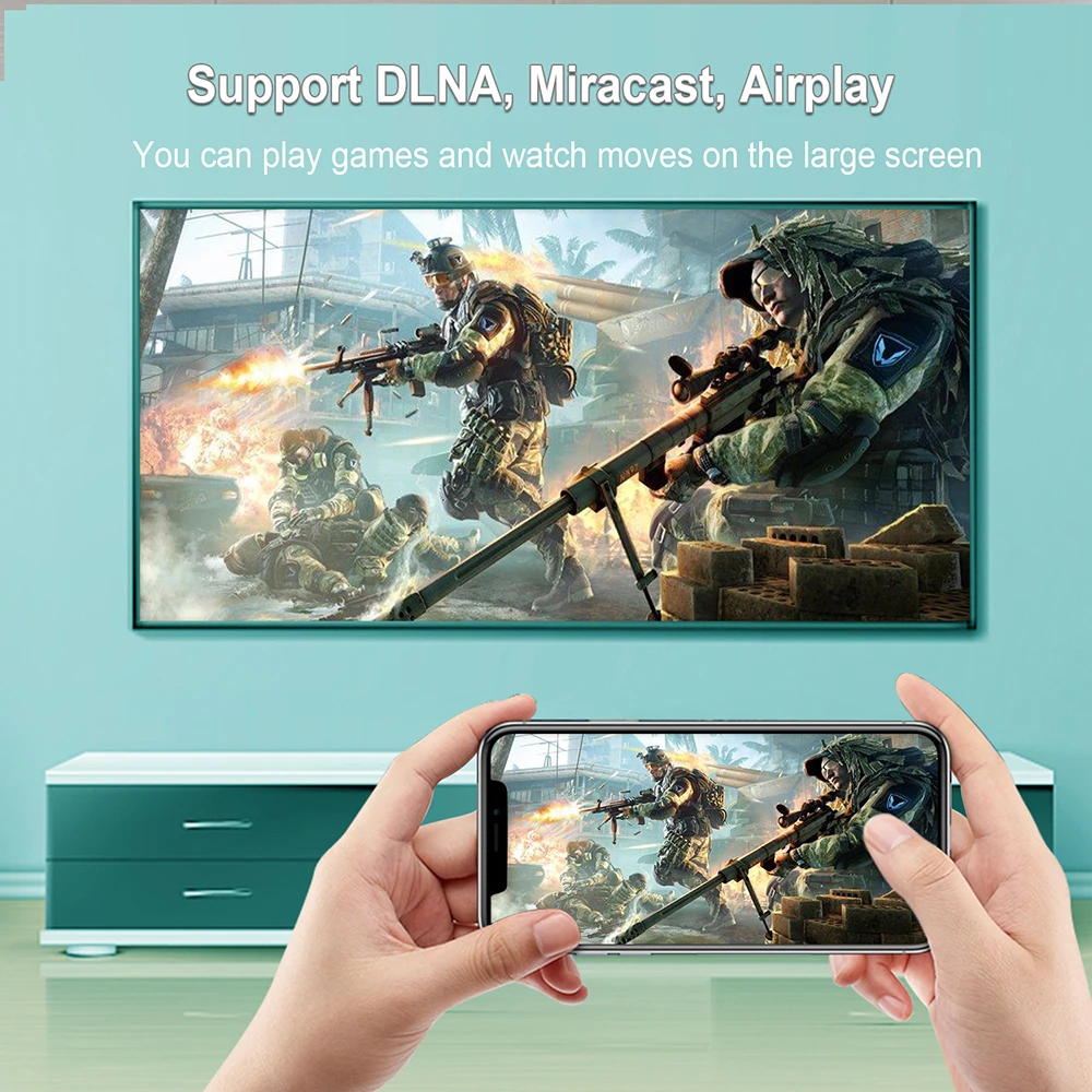 Приставка Смарт-ТВ H96 Max V11 4 + 64 ГБ Android 11 0 Bluetooth | Электроника