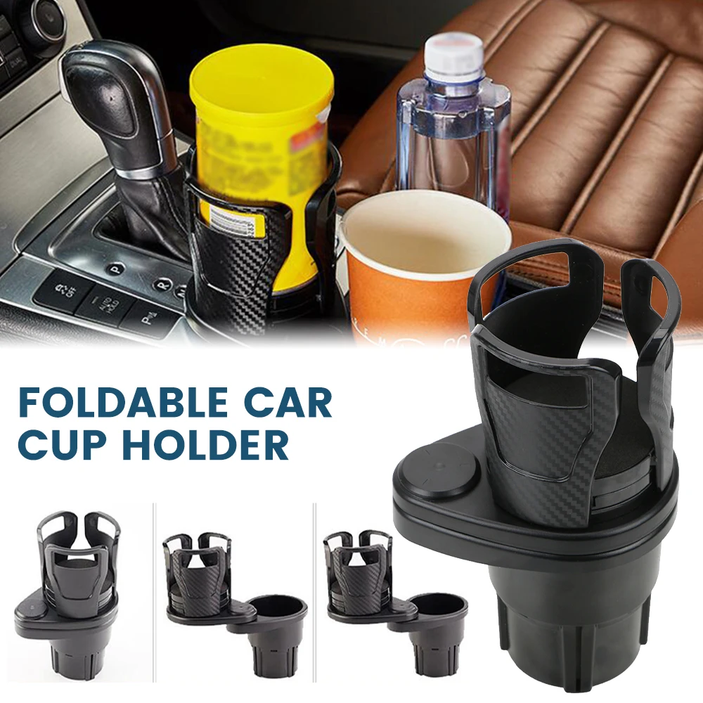 

Foldable Car Cup Holder Drinking Bottle Holder Cup Stand Bracket Sunglasses Phone Organizer Stowing Tidying Car Styling