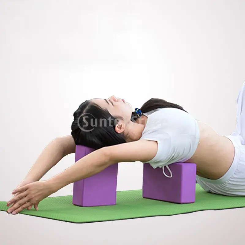 

High Density Yoga Block Pillow Cushion Stretching Body Kid Dance Aid Foam Brick Exercise Workout Beginners Tool