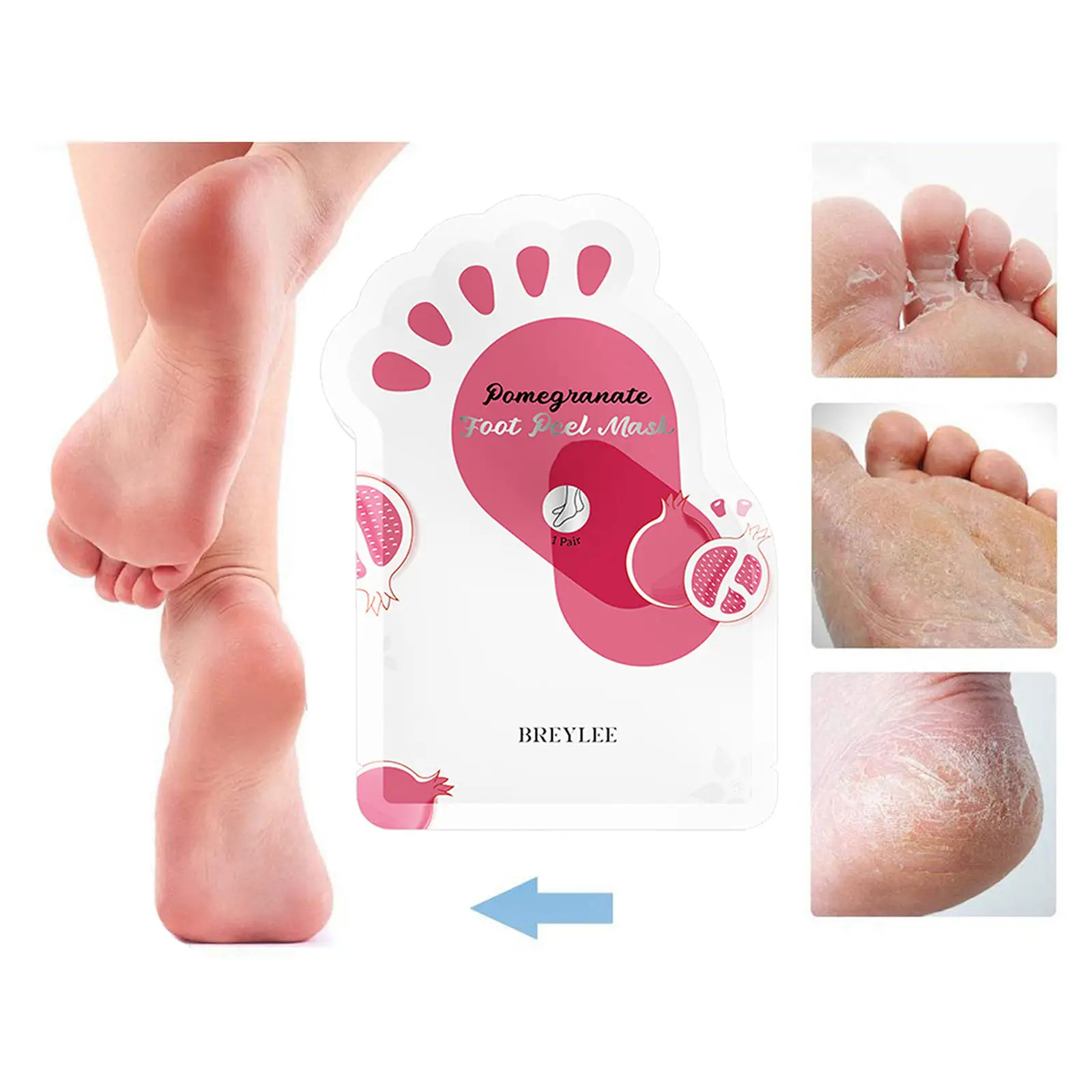 

Foot Peel Masks Peeling Remover for Dead Skin Get Soft and Smooth Feet