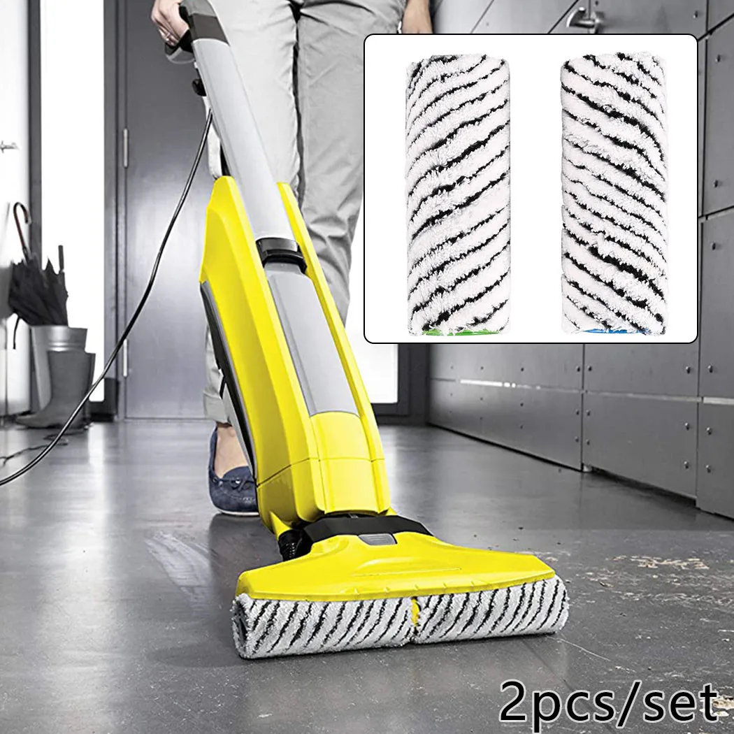 

2pcs Roller Brush Main Cleaning Brush Cordless Vacuum Hard Sweeper Floor Cleaner For Karcher FC3 FC5 FC7 Stone Roller Brush Kit