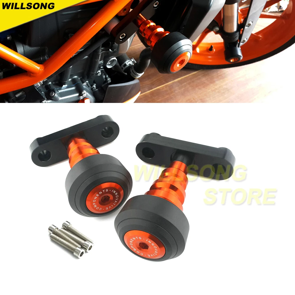 

Body Frame Slider Crash Protector Fairing Guard For DUKE 125 200 390 Motorcycle Accessories Falling Protection Stand Support